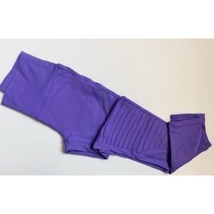 Aerie • Purple Moto Mesh Leggings